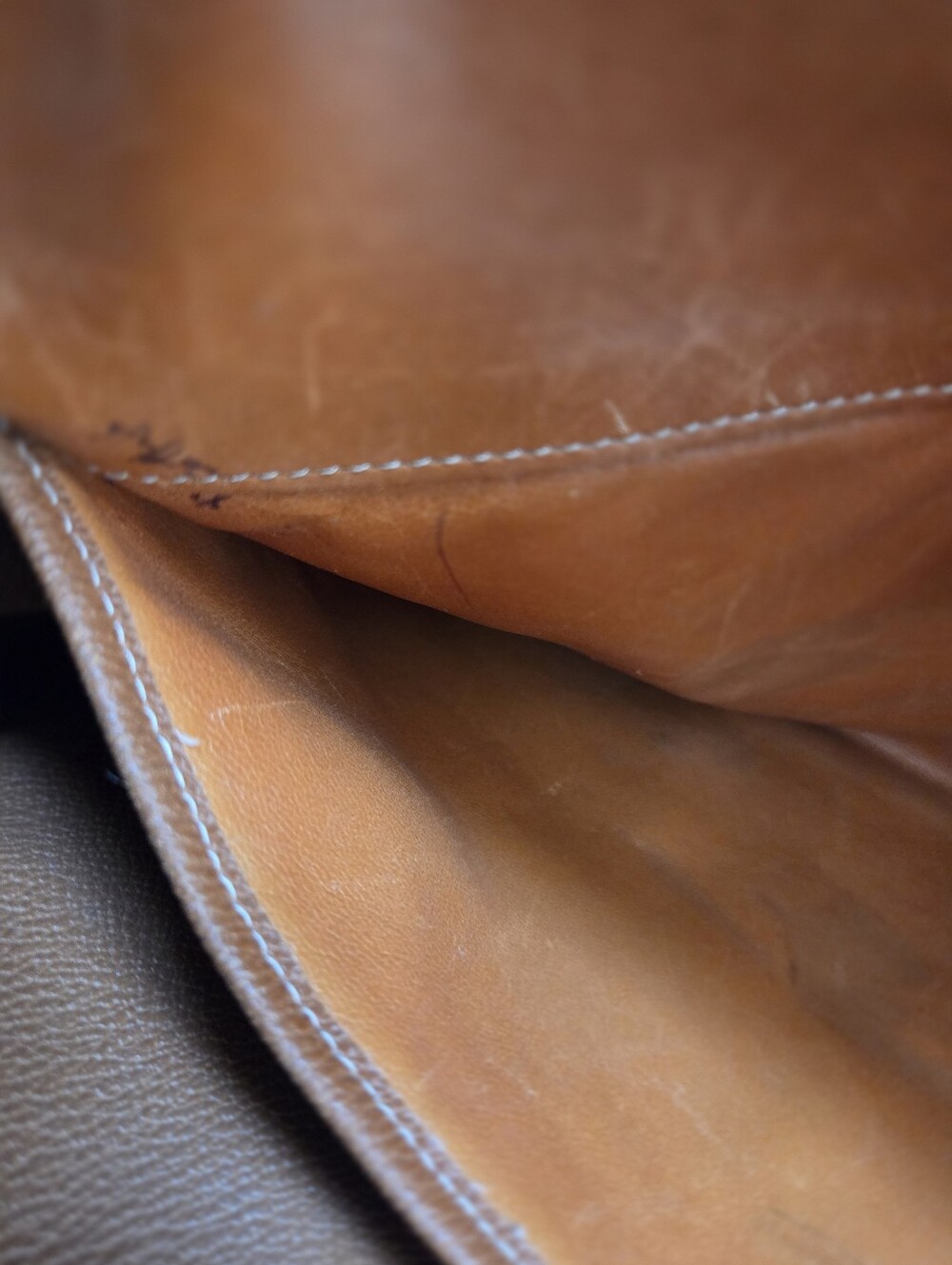 Vintage Dooney & Bourke All-Weather Leather Pebbled Leather Satchel Brown - Picture 14 of 16